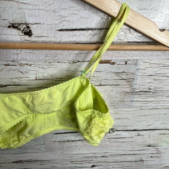 Victoria’s Secret yellow bralette bra size large - Picture 7 of 11